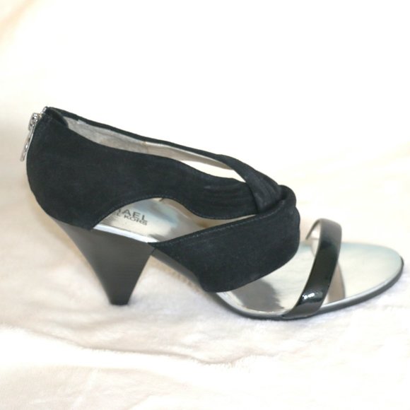 Michael Kors 3” Black Suede Heels - Picture 2 of 6